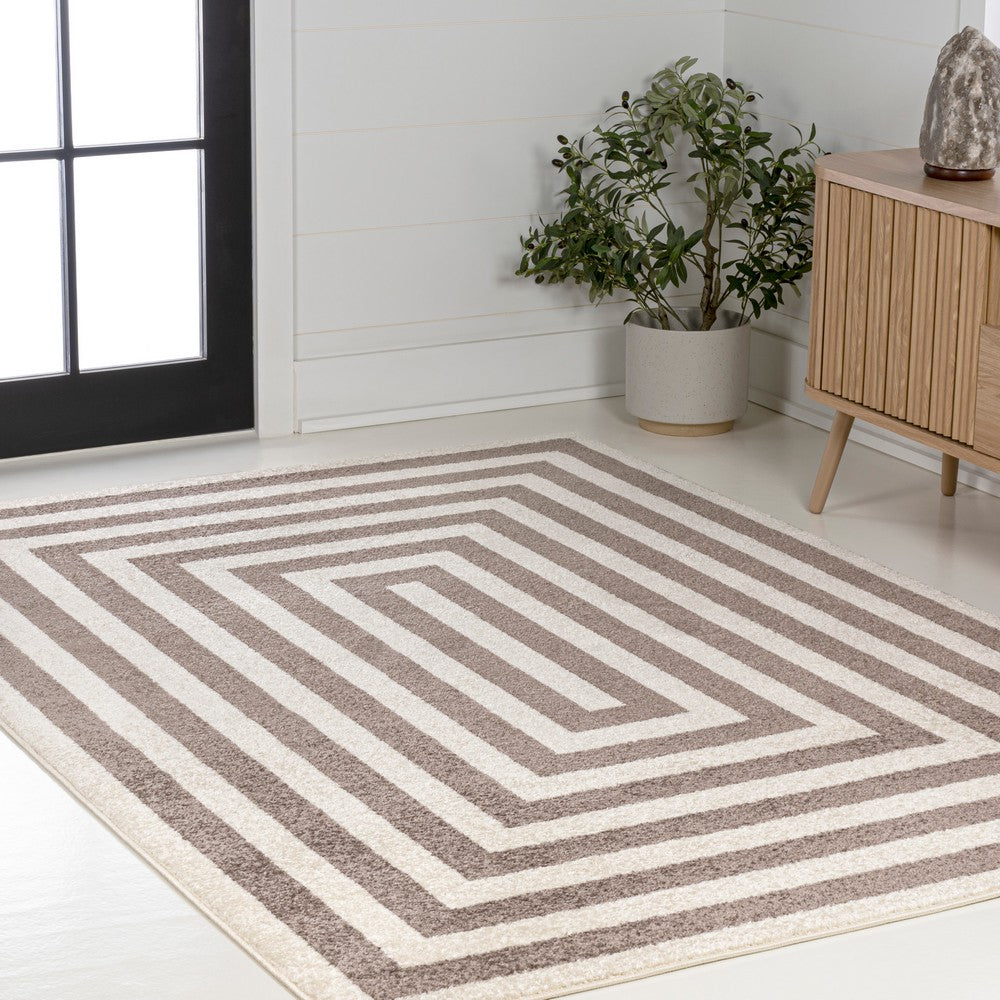 Madly Modern Classic Mitre Stripe Area Rug