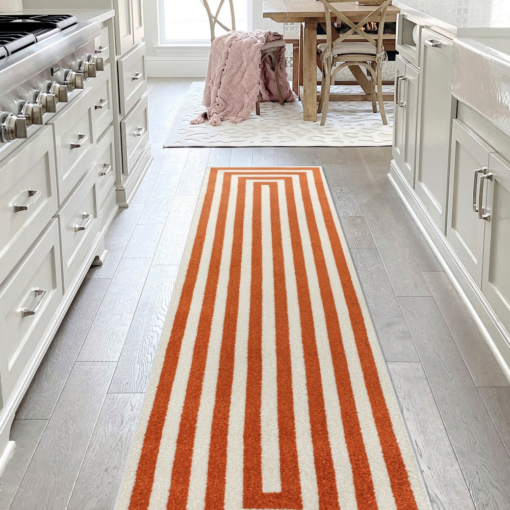 Madly Modern Classic Mitre Stripe Area Rug
