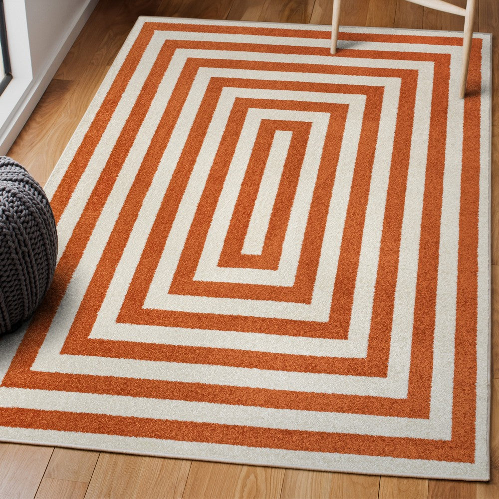 Madly Modern Classic Mitre Stripe Area Rug