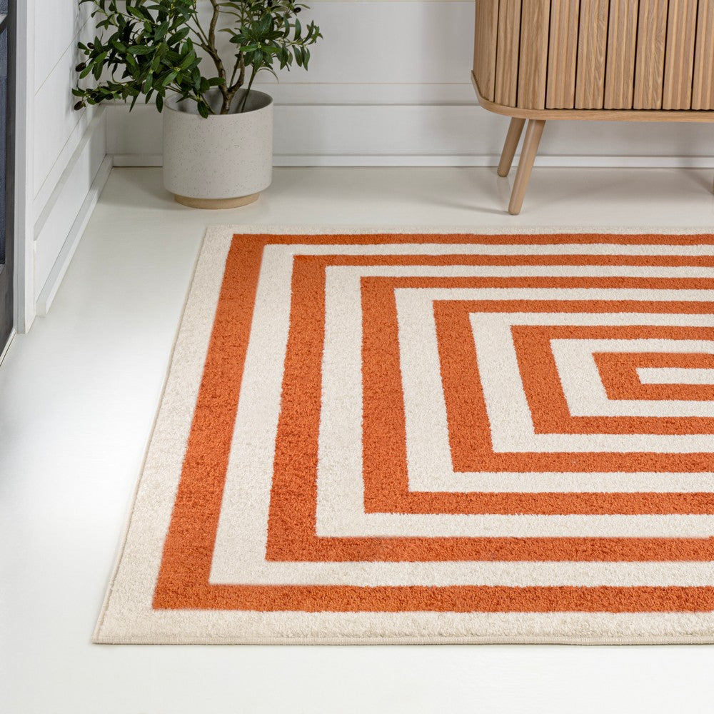 Madly Modern Classic Mitre Stripe Area Rug