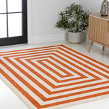 Madly Modern Classic Mitre Stripe Area Rug