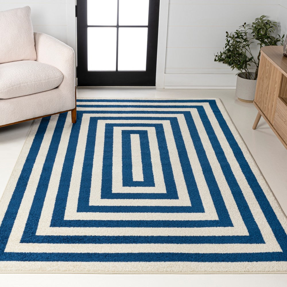 Madly Modern Classic Mitre Stripe Area Rug