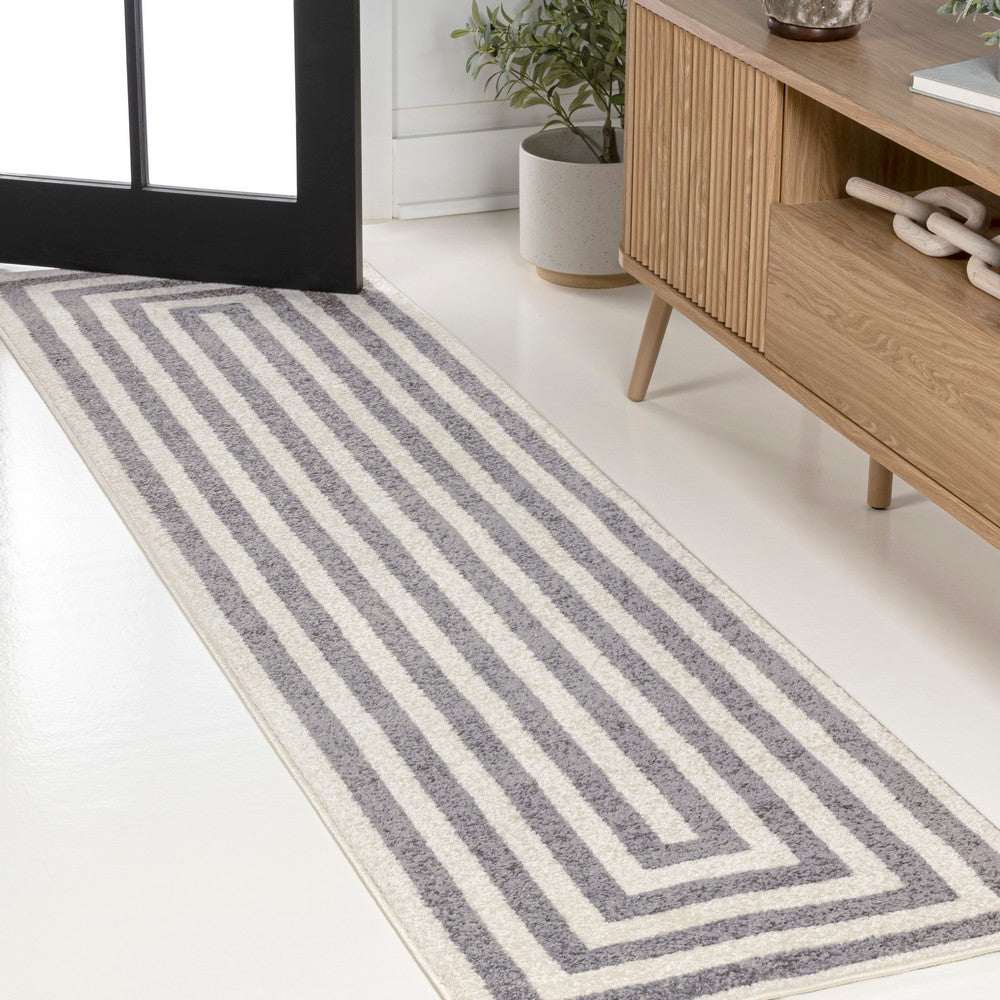 Madly Modern Classic Mitre Stripe Area Rug