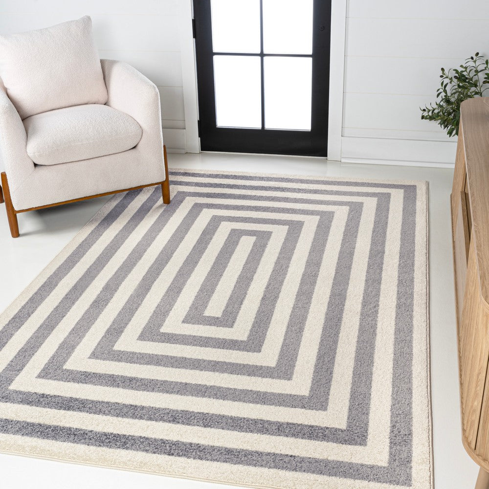 Madly Modern Classic Mitre Stripe Area Rug
