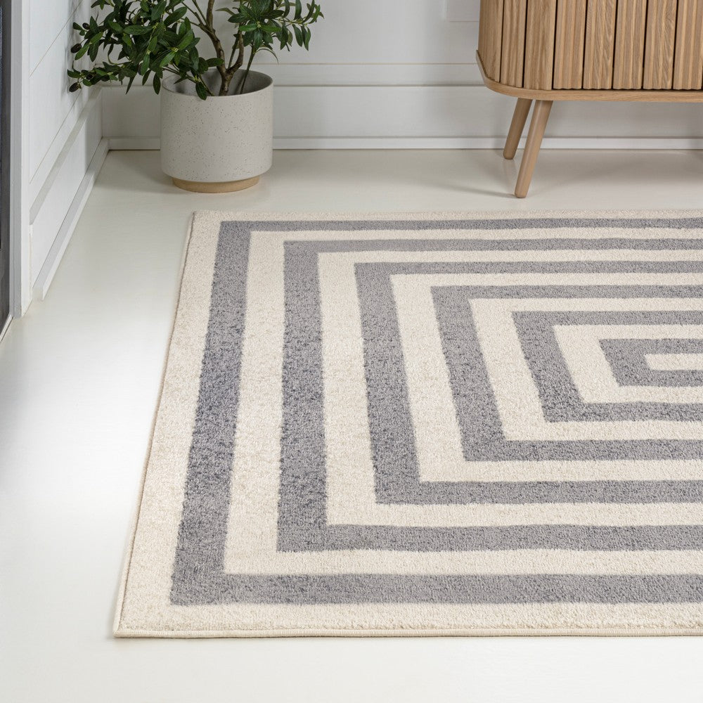 Madly Modern Classic Mitre Stripe Area Rug