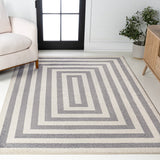 Madly Modern Classic Mitre Stripe Area Rug