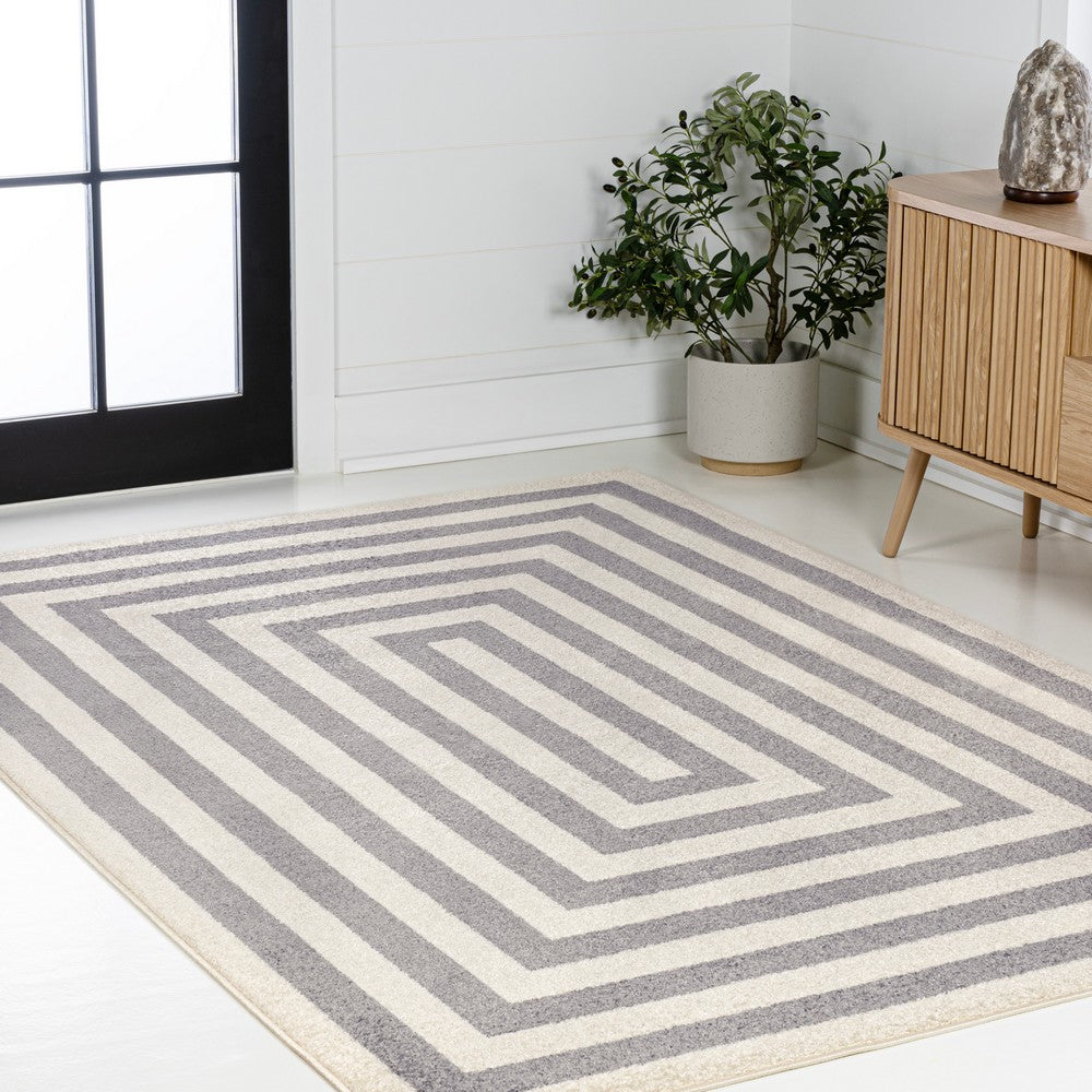Madly Modern Classic Mitre Stripe Area Rug