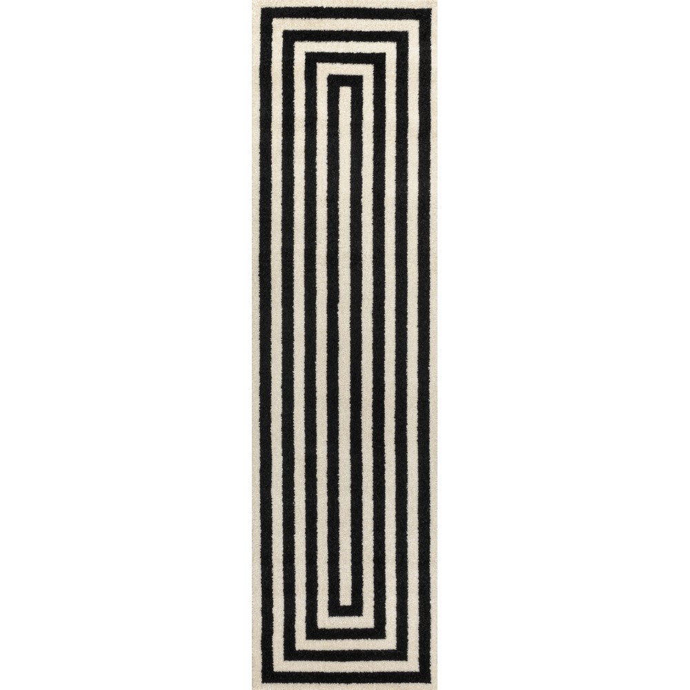 Madly Modern Classic Mitre Stripe Area Rug
