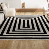 Madly Modern Classic Mitre Stripe Area Rug