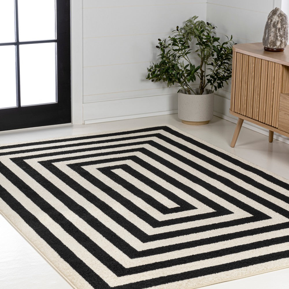Madly Modern Classic Mitre Stripe Area Rug