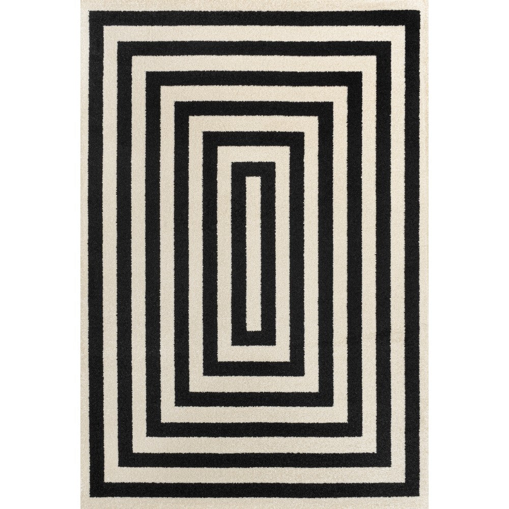 Madly Modern Classic Mitre Stripe Area Rug