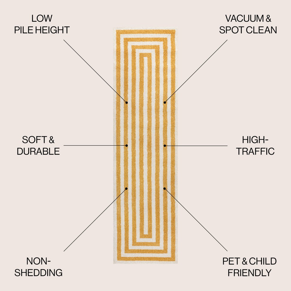Madly Modern Classic Mitre Stripe Area Rug