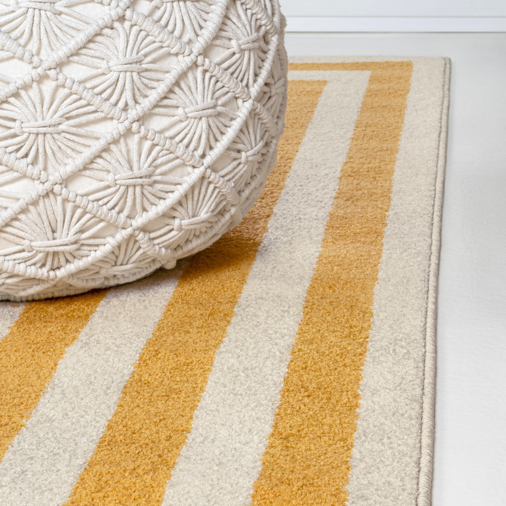 Madly Modern Classic Mitre Stripe Area Rug