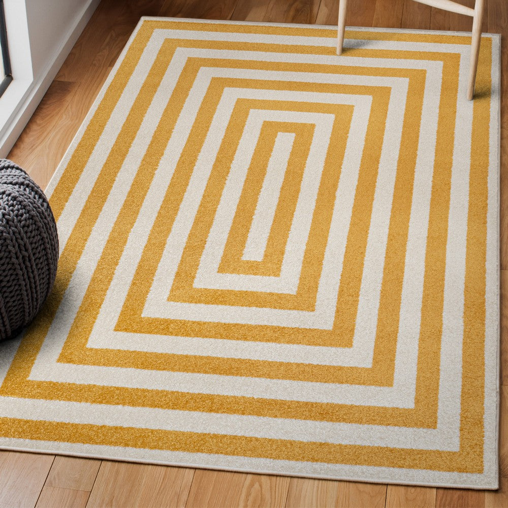 Madly Modern Classic Mitre Stripe Area Rug