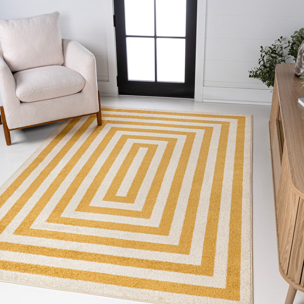 Madly Modern Classic Mitre Stripe Area Rug