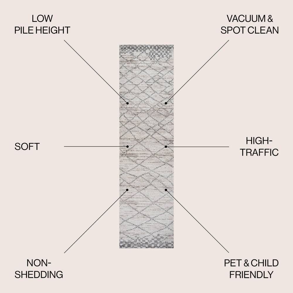 Pisces Asilah Moroccan Modern Diamond Area Rug