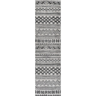 Chamaeleon Imlil Tribal Geometric Stripe Area Rug