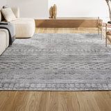 Chamaeleon Imlil Tribal Geometric Stripe Area Rug
