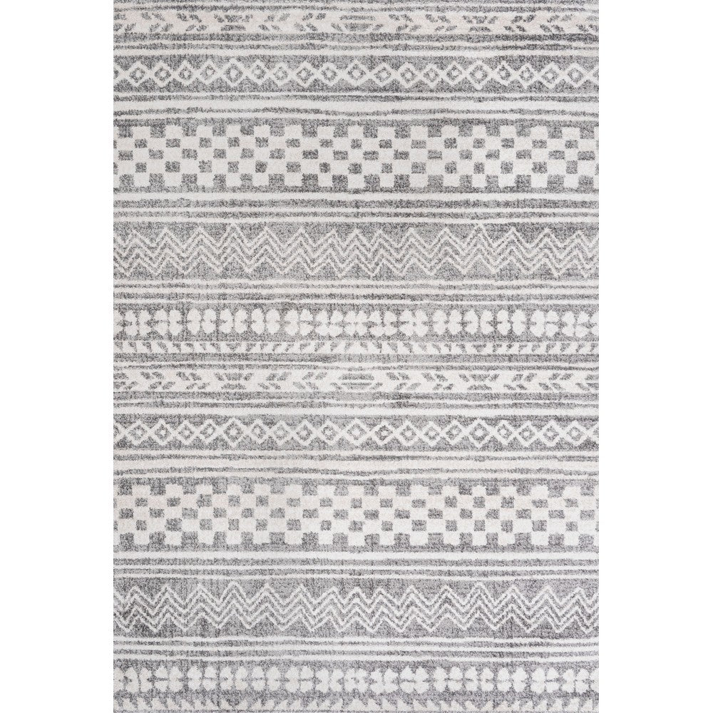 Chamaeleon Imlil Tribal Geometric Stripe Area Rug