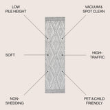 Palmerston Rih Moroccan Style Diamond Area Rug