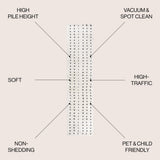Napier Pele Modern Geometric Dot Area Rug