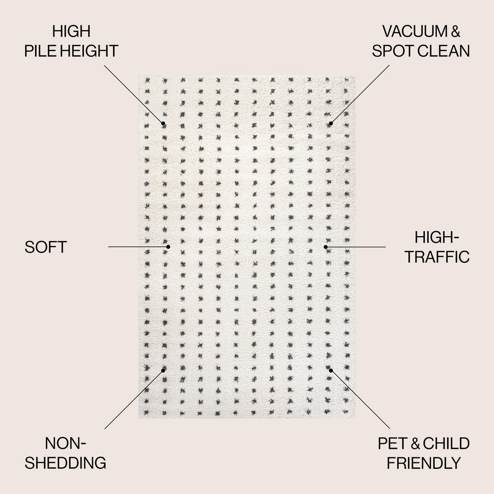 Napier Pele Modern Geometric Dot Area Rug