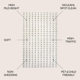 Napier Pele Modern Geometric Dot Area Rug