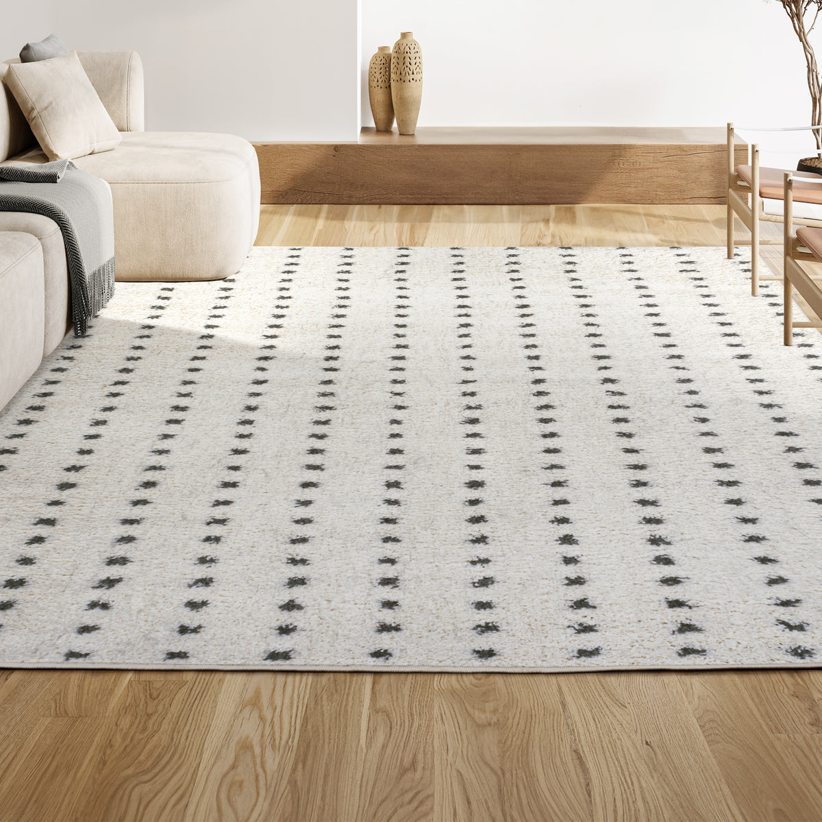 Napier Pele Modern Geometric Dot Area Rug