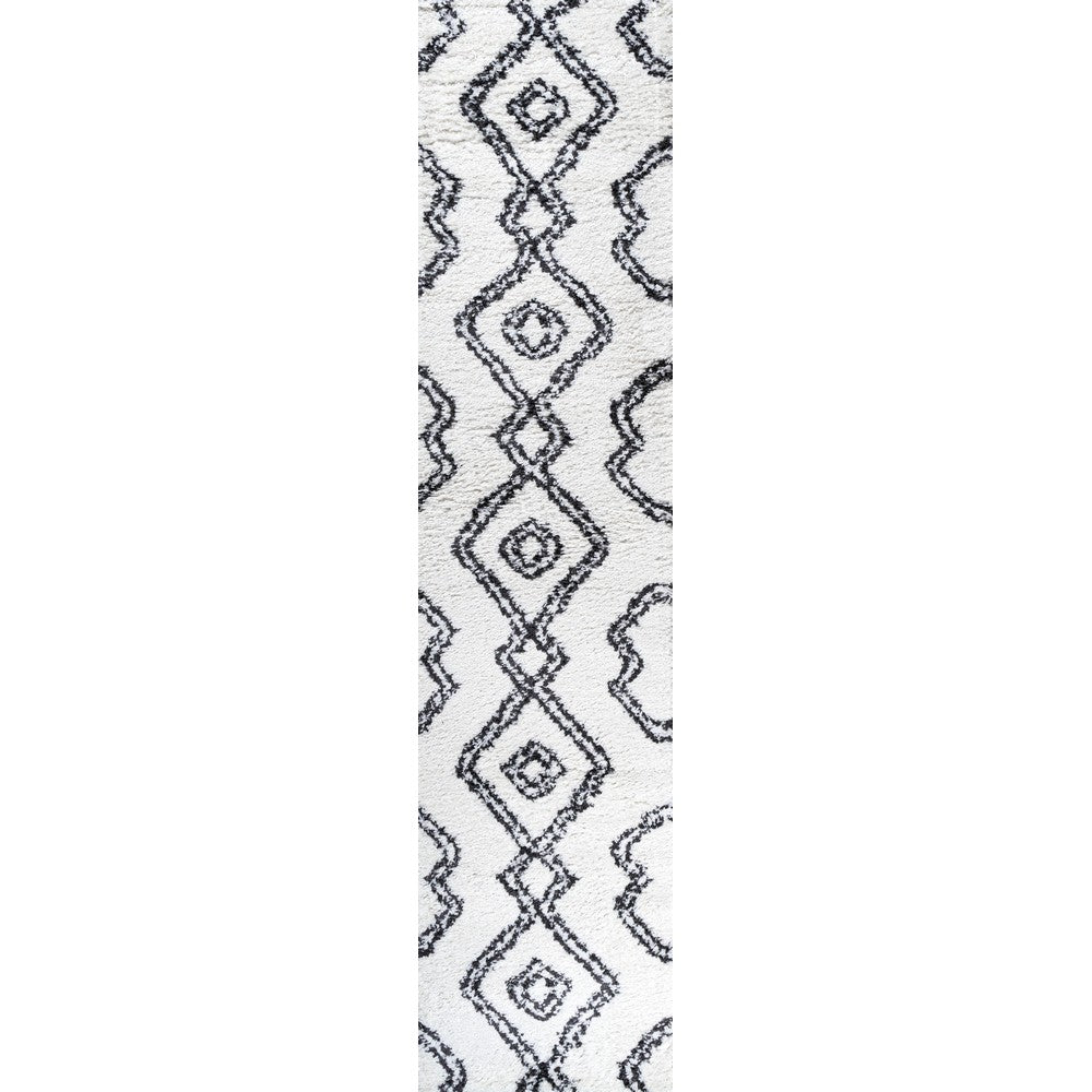 Porirua Deia Moroccan Style Diamond Area Rug