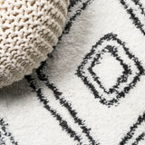 Porirua Deia Moroccan Style Diamond Area Rug