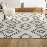 Porirua Deia Moroccan Style Diamond Area Rug