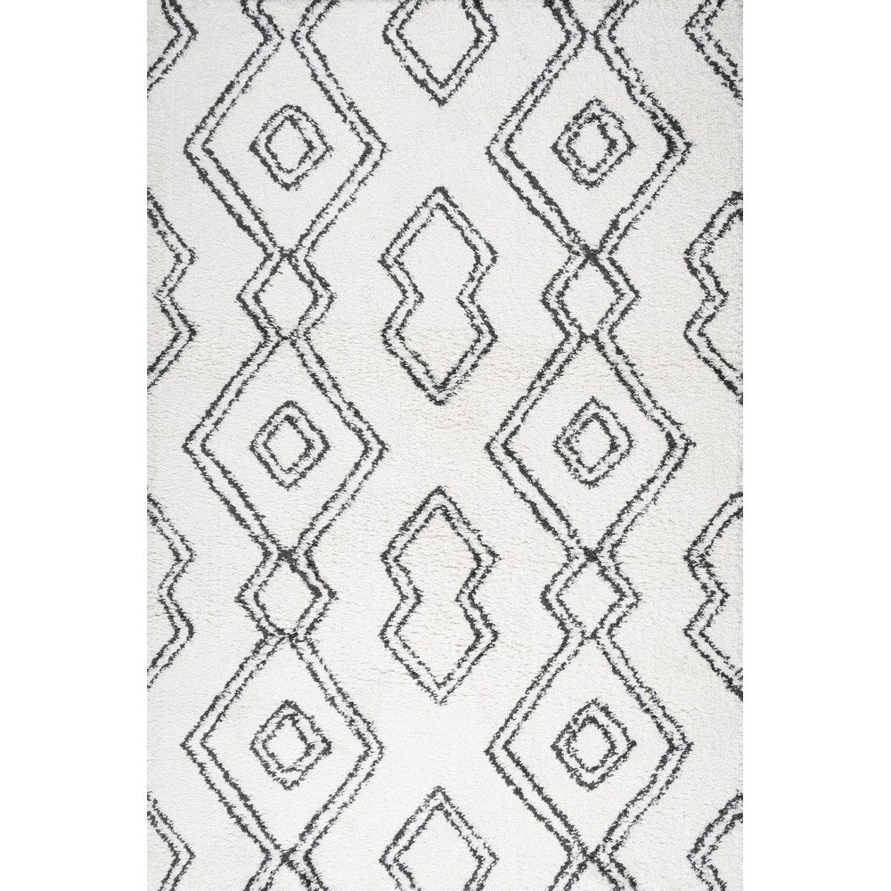 Porirua Deia Moroccan Style Diamond Area Rug
