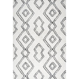 Porirua Deia Moroccan Style Diamond Area Rug