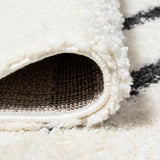 New Alaro Berber Stripe Shag Area Rug