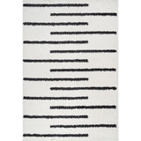New Alaro Berber Stripe Shag Area Rug