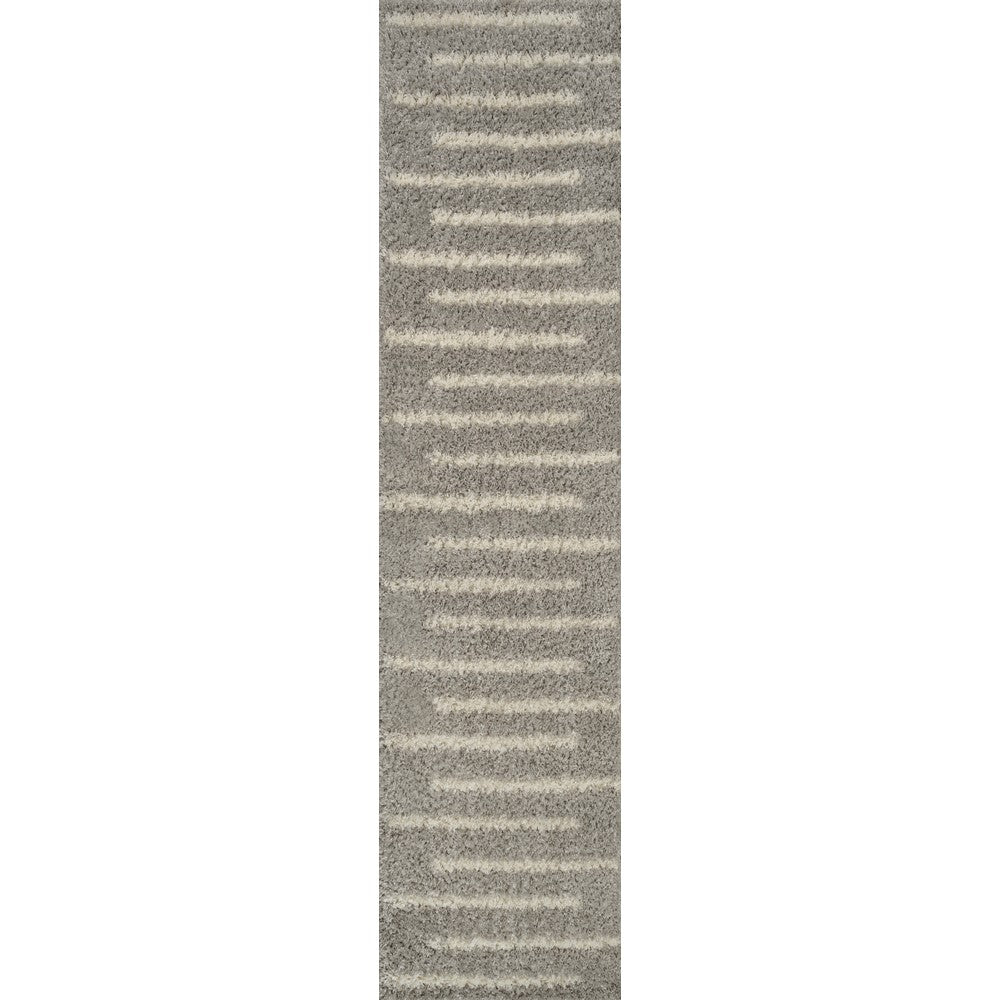 New Alaro Berber Stripe Shag Area Rug