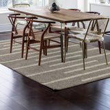 New Alaro Berber Stripe Shag Area Rug