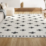 Rotorua Cristo Berber Geometric Shag Area Rug