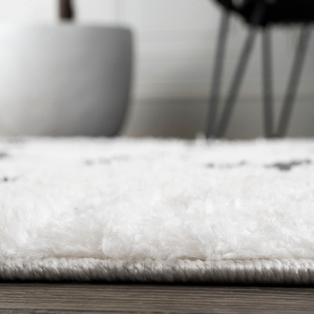 Rotorua Cristo Berber Geometric Shag Area Rug