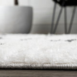 Rotorua Cristo Berber Geometric Shag Area Rug
