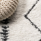 Whangarei Calvia Moroccan Diamond Shag Area Rug
