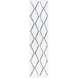 Hibiscus Catala Moroccan Diamond Shag Area Rug