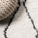 Hibiscus Catala Moroccan Diamond Shag Area Rug