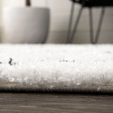 Hibiscus Catala Moroccan Diamond Shag Area Rug