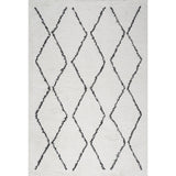 Hibiscus Catala Moroccan Diamond Shag Area Rug