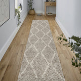 Hibiscus Catala Moroccan Diamond Shag Area Rug