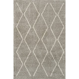 Hibiscus Catala Moroccan Diamond Shag Area Rug