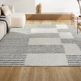 Invercargill Petra Abstract Stripe Geometric Area Rug