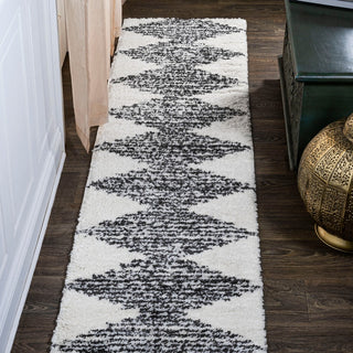 Hastings Elm Diamond Stripe Geometric Area Rug