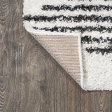 Hastings Elm Diamond Stripe Geometric Area Rug